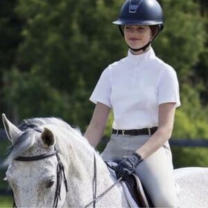 Dover Saddlery Riding Sport Ladies' Equestrian Essential Short Sleeve Show Shirt